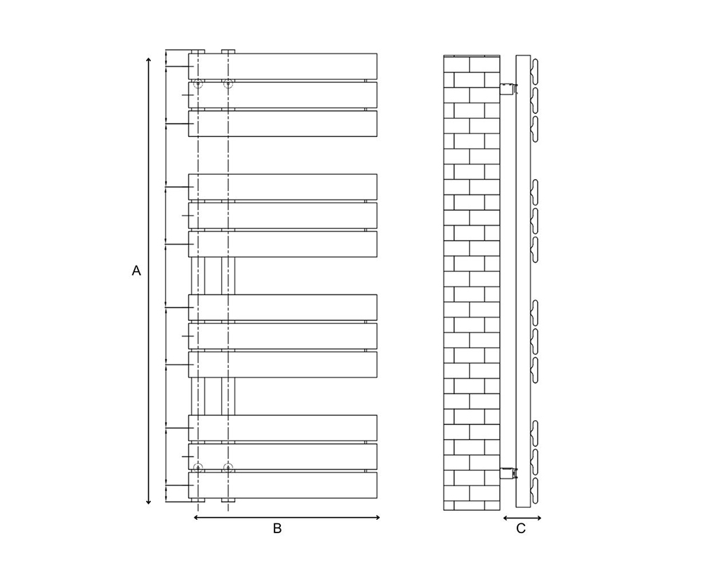 Seattle 12 Bar Line Drawing