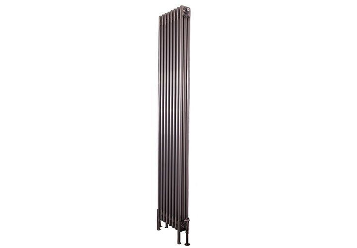 New York 3 Column Steel Radiator 8 Sections Bare Metal Range