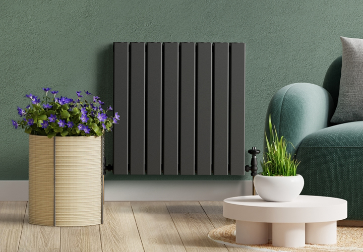 Anthracite Designer Radiator 600mm x 604mm