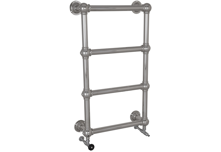 Colossus Chrome Wall Mounted Towel Rail - 1000mm x 600mm