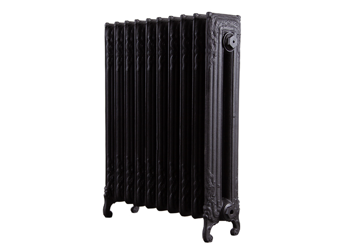 Scroll 2 Column, 10 Sections in Satin Black H845mm x W694mm