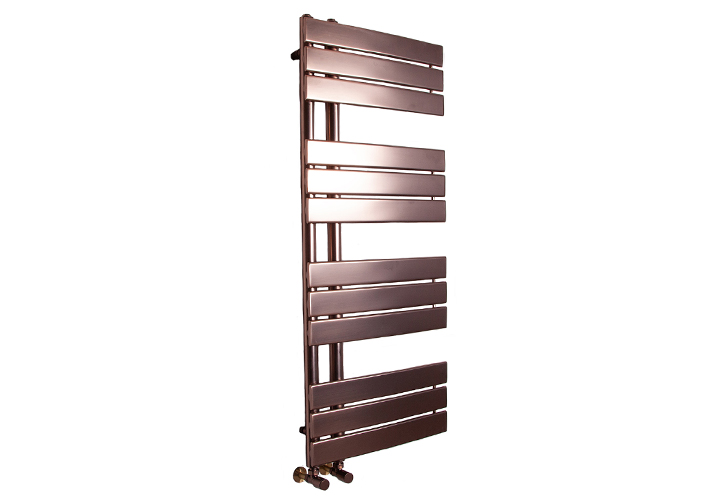 Seattle 12 Bar Brushed Bronze Towel Rail - 1200mm x 500mm