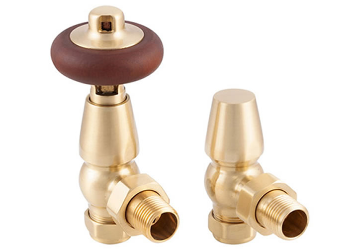 Kingsgrove 15mm Inlet Lacquered TRV (Brushed Brass)