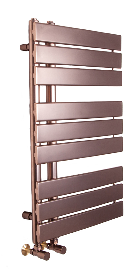 Seattle 9 Bar Brushed Bronze Towel Rail Setting