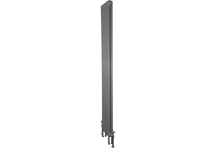 Enderby 2 Column, 6 Section Steel Radiator - 1910mm