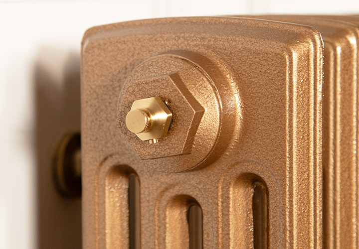 Luxury Brushed Brass Air Bleed Valve 1/2"