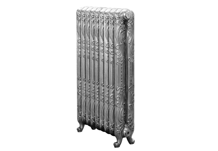 Orleans 2 Column Hand Burnished Cast Iron Radiator - H980mm x W619mm