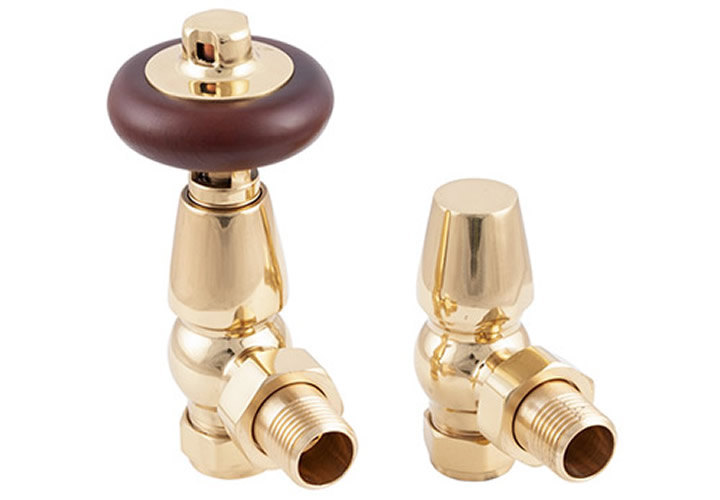 Kingsgrove 15mm Inlet Lacquered TRV (Brass)