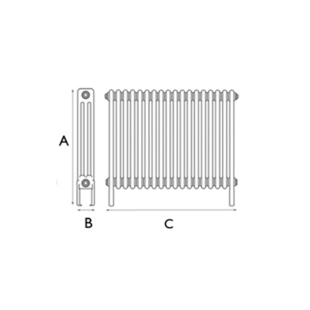 New York 3 Column 18 Section Line Drawing