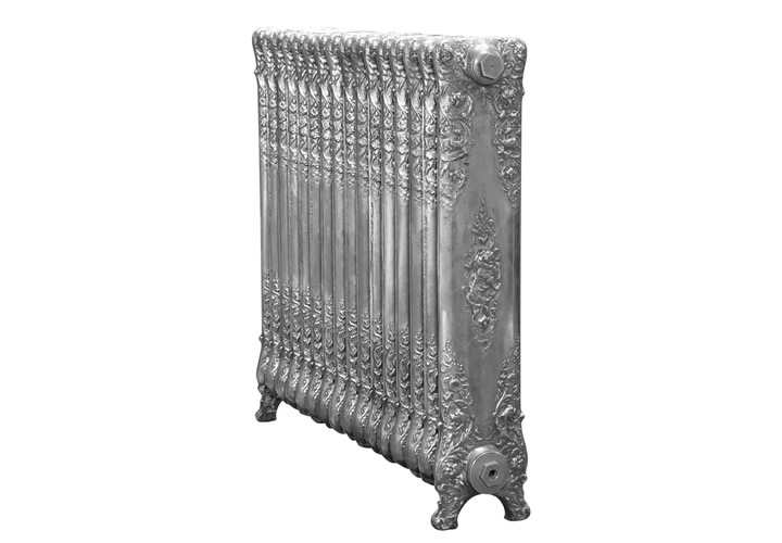 Verona 1 Column Hand Burnished Cast Iron Radiator - H940mm x W1106mm