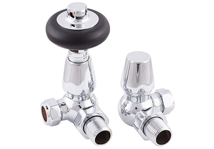 Kingsgrove 15mm Inlet Corner Thermostatic Valve (Chrome)