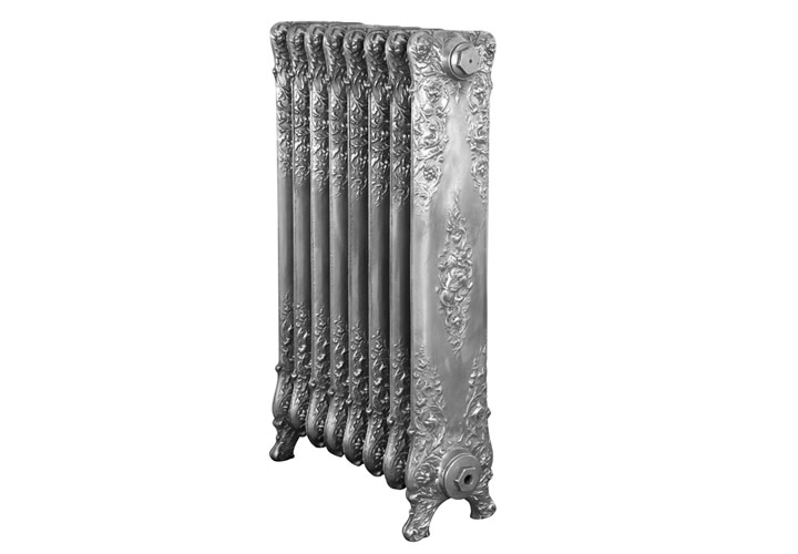 Verona 1 Column Hand Burnished Cast Iron Radiator - H940mm x W570mm