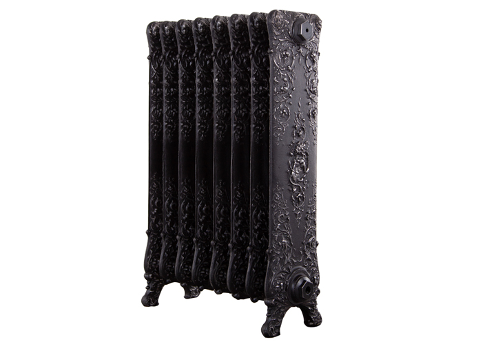 Verona 1 Column Highlight Polish Cast Iron Radiator - H800mm x W530mm