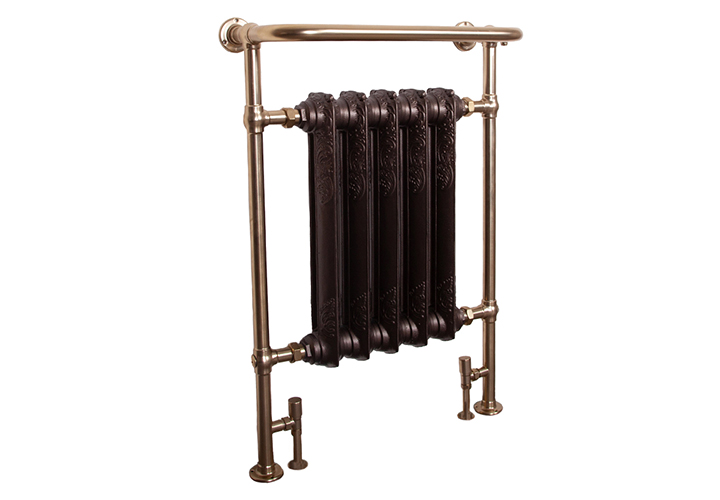 Wilsford Brushed Brass Towel Rail - 965mm x 675mm