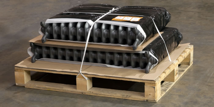 Cast Iron Radiators Wrapped Protected