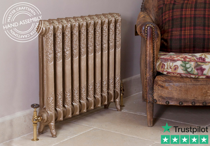 Rococo 1 Column Cast Iron Radiator