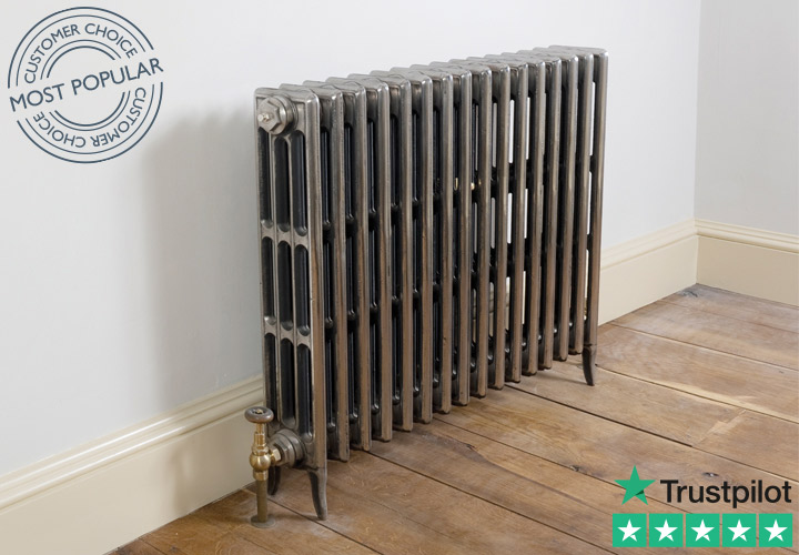 Victorian 4 Column Cast Iron Radiator