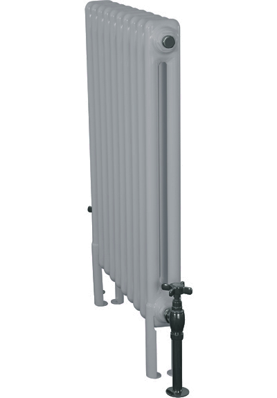 Enderby Steel Radiator 2 Column 10 Section 710Mm Grey Primer