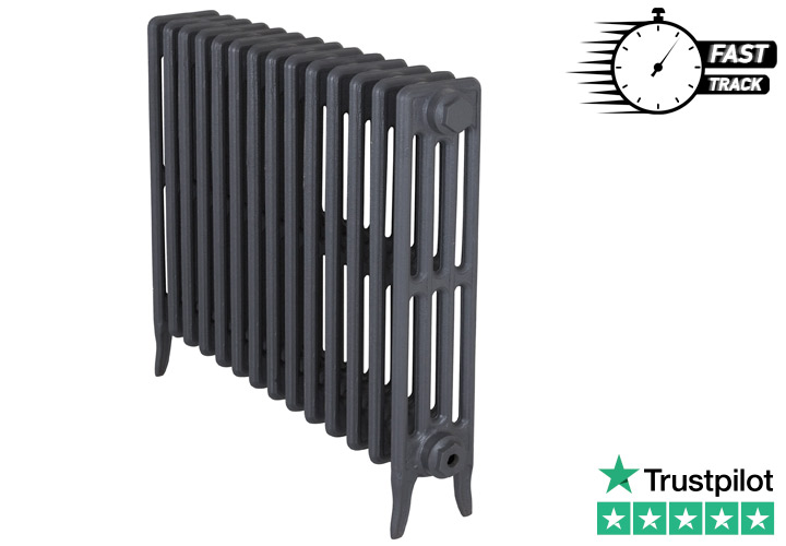 Victorian 4 Column Cast Iron Radiator - H660mm x W888mm