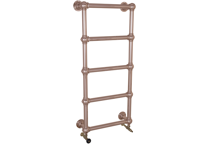 Colossus Copper Wall Mounted Towel Rail - 1300mm x 600mm